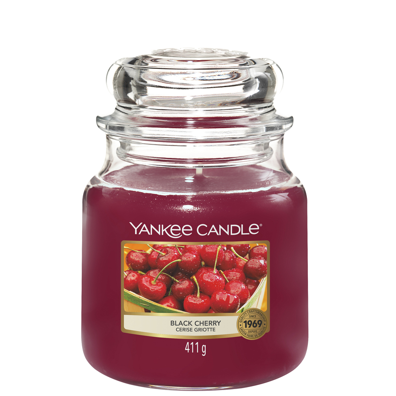 Bild von Yankee Candle – Original Jar Candles Medium Black Cherry 411g  for Men and Women