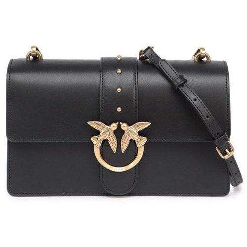 Bild von Classic Love Icon Simply Crossbody Bag – Black – Pinko Shoulder Bags