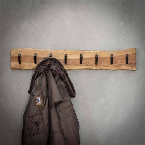 Bild von Furnwise Wooden coat rack Tommy 8 hooks